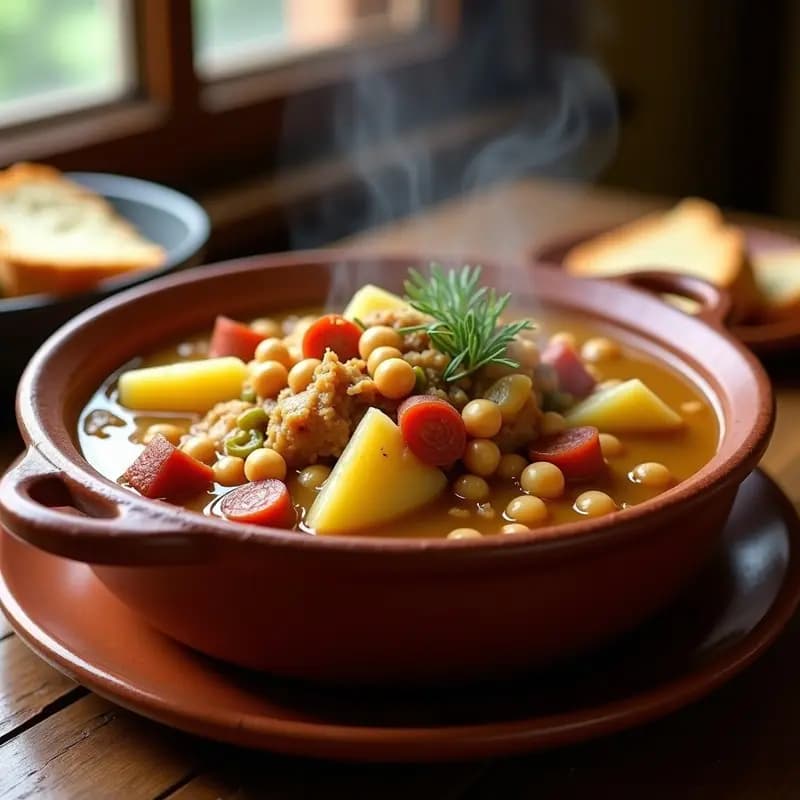 Berza Andaluza con Pringá: Receta de Invierno para Compartir