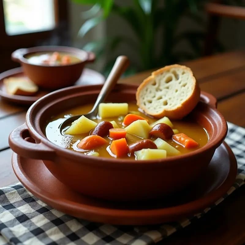 Berza Andalusa con Pringá y Repollo: Receta de Olla en 3 Horas