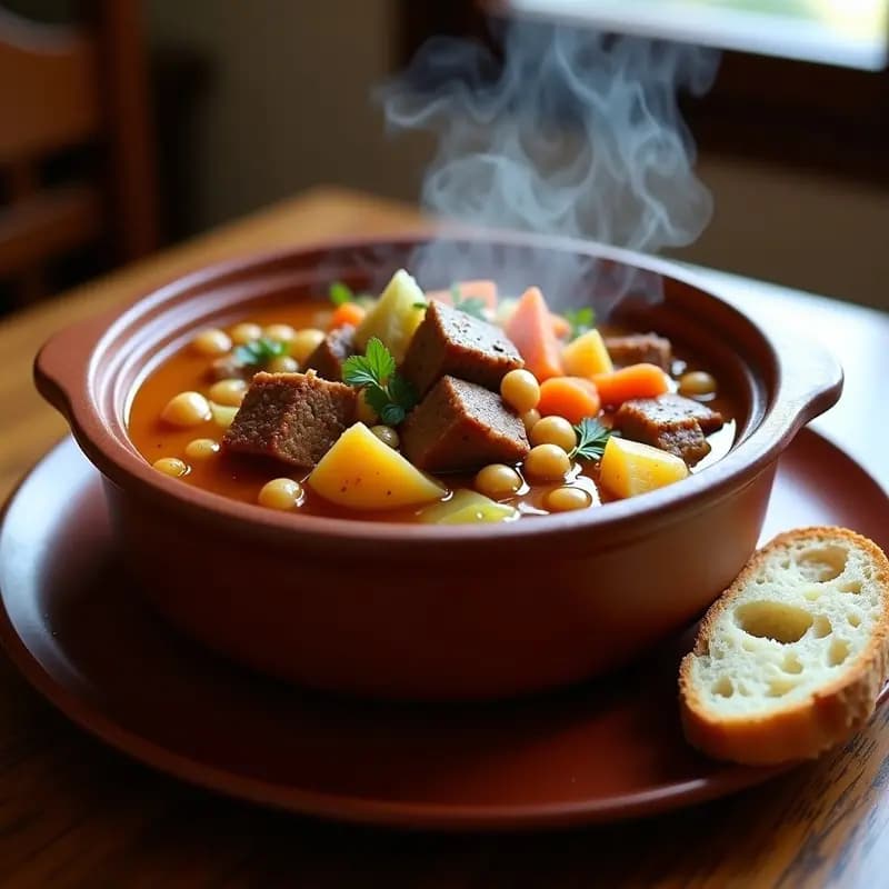 Berza Canaria con Costilla Salada: Guiso de Invierno con Toque Atlántico