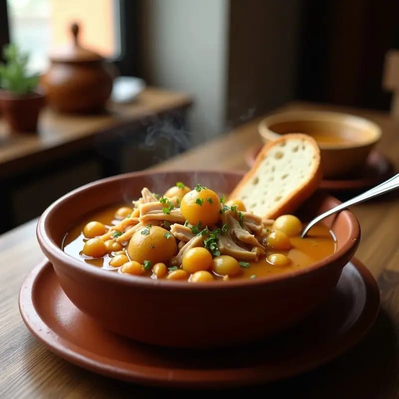Berza madrileña con gallina y repollo: Receta de invierno reconfortante