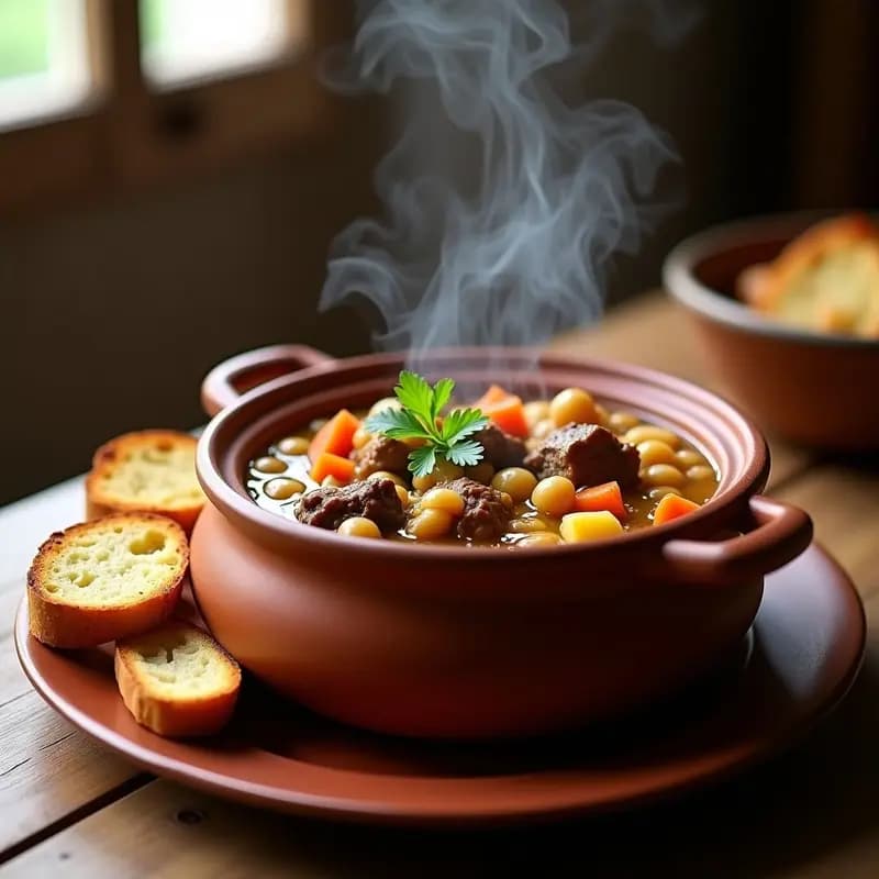 Berza Madrileña con Garbanzos y Morcillo: Receta de Invierno para Compartir