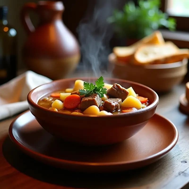 Berza murciana con carne y verduras: Receta de invierno en olla lenta