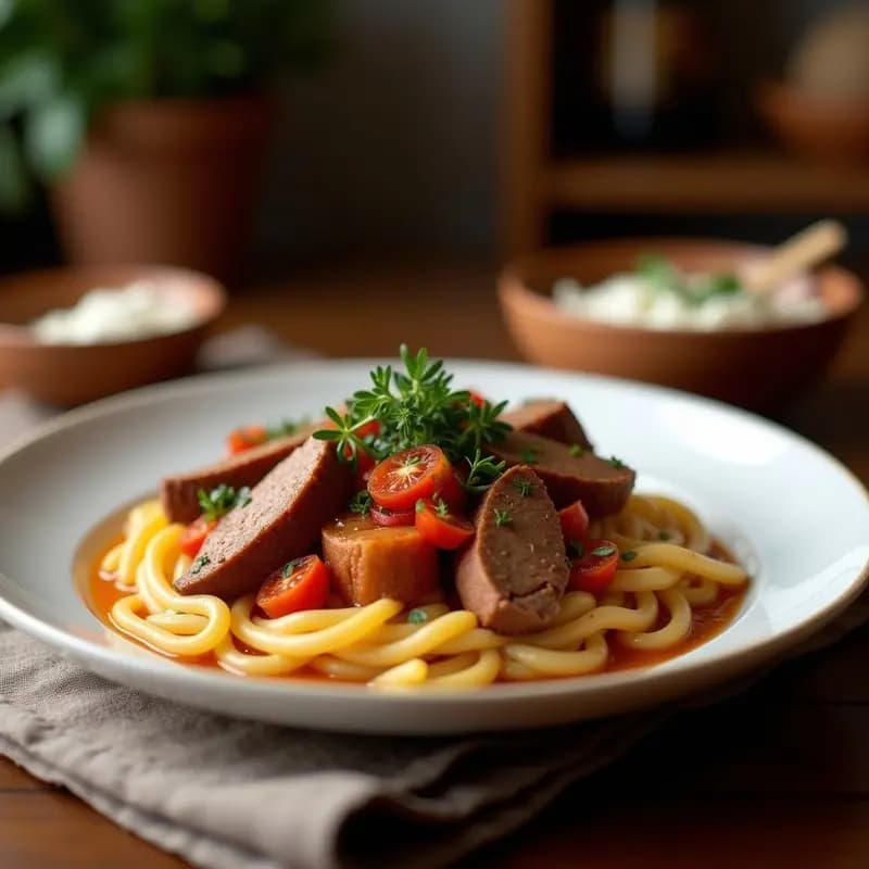 Berzas con Morcilla y Costilla: Guiso Extremeño de Invierno en Olla Rápida