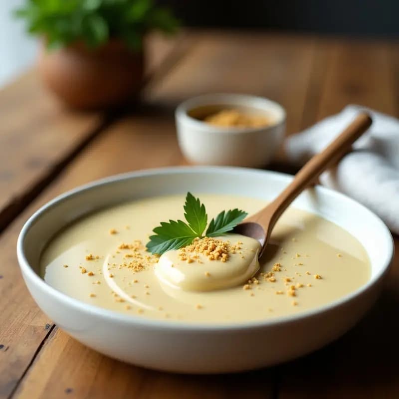 Beschamel de Coliflor y Nuez Moscada: Salsa Francesa Vegana y Sin Lactosa