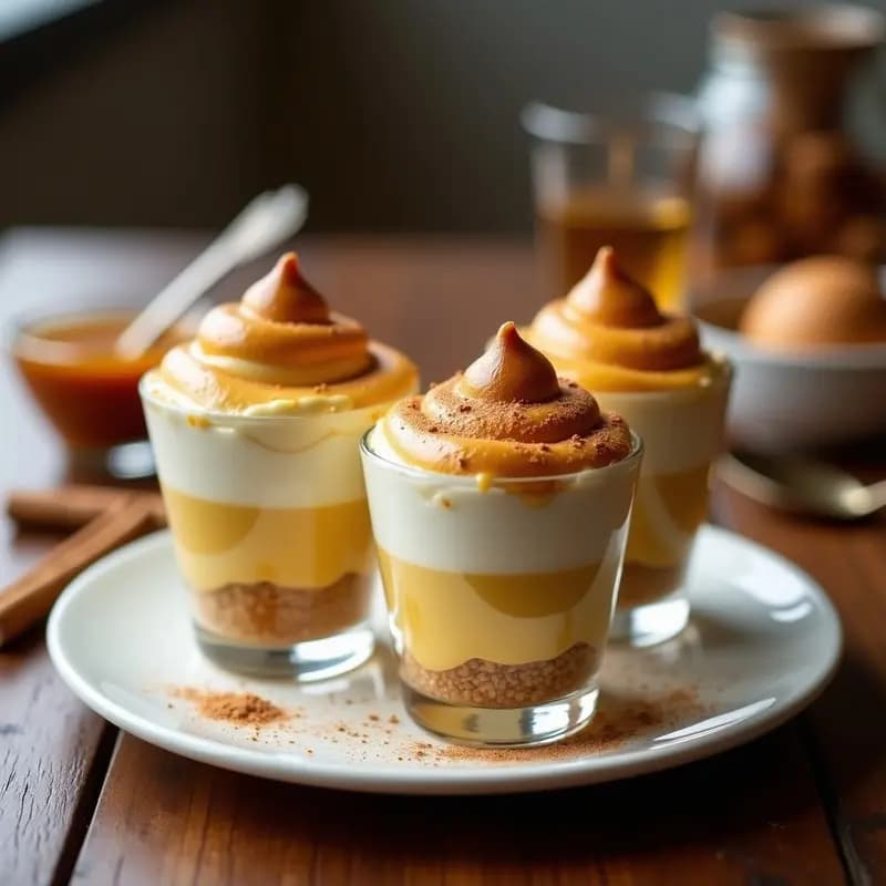 Beso de Moza: Postre Uruguayo de Merengue y Dulce de Leche en Copas Individuales