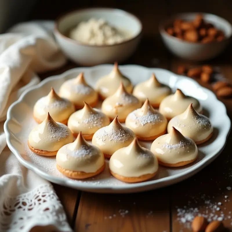 Besos de Novia: Dulces Tradicionales de Almendra y Meringue