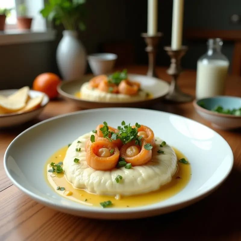 Beurre Blanc Vegano con Espárragos Blancos: Salsa Francesa con Leche de Coco en 10 Minutos