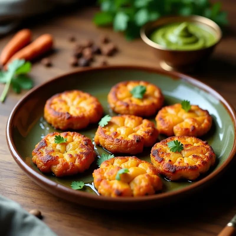 Bhaji de Cebolla y Batata con Harina de Garbanzo: Receta India Vegana para Desayuno