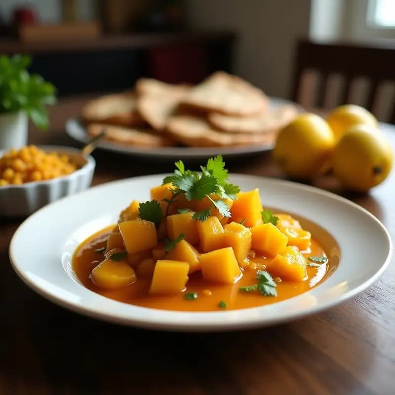 Bhaji de Cebolla con Salsa de Mango: Entrante Indio Crujiente y Vegano
