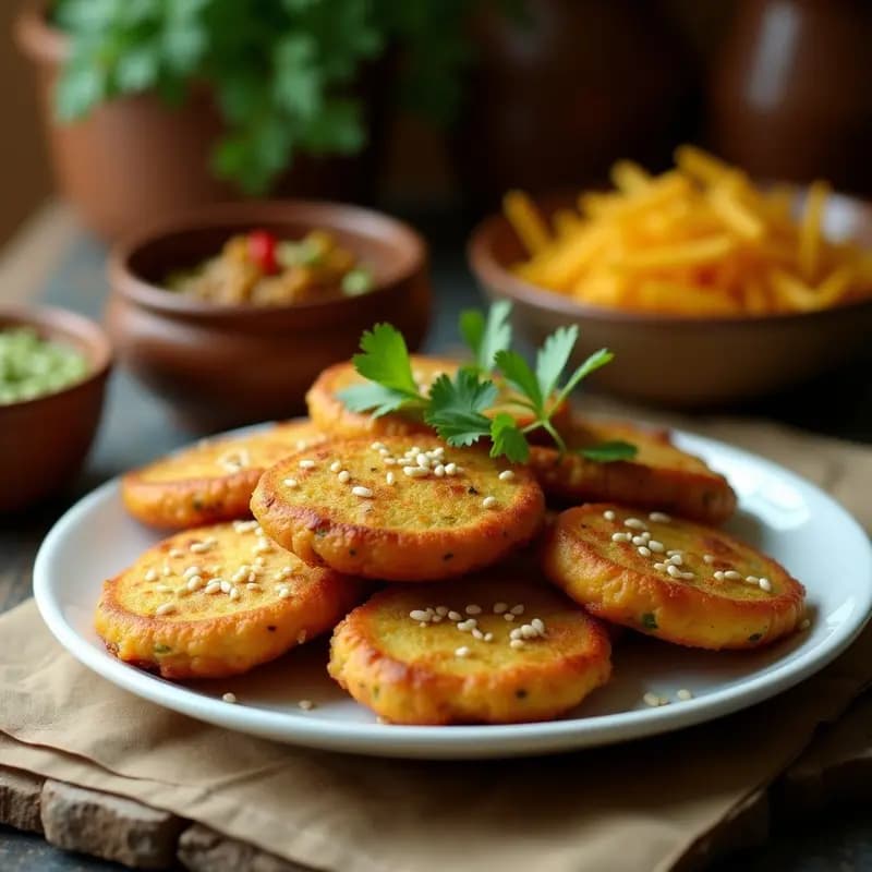Bhaji de Espinacas y Bebé Patatas: Entrante Indio con Toque Crujiente en Airfryer