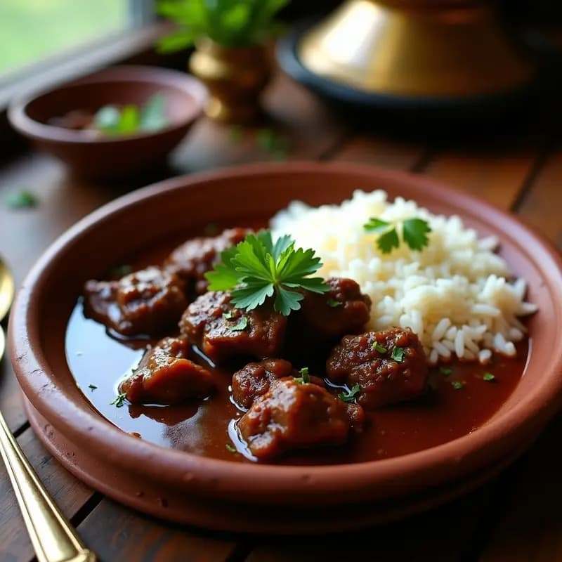 Bhuna Gosht de Cordero con Especias Cachemiras: Receta Pakistani en Olla Lenta