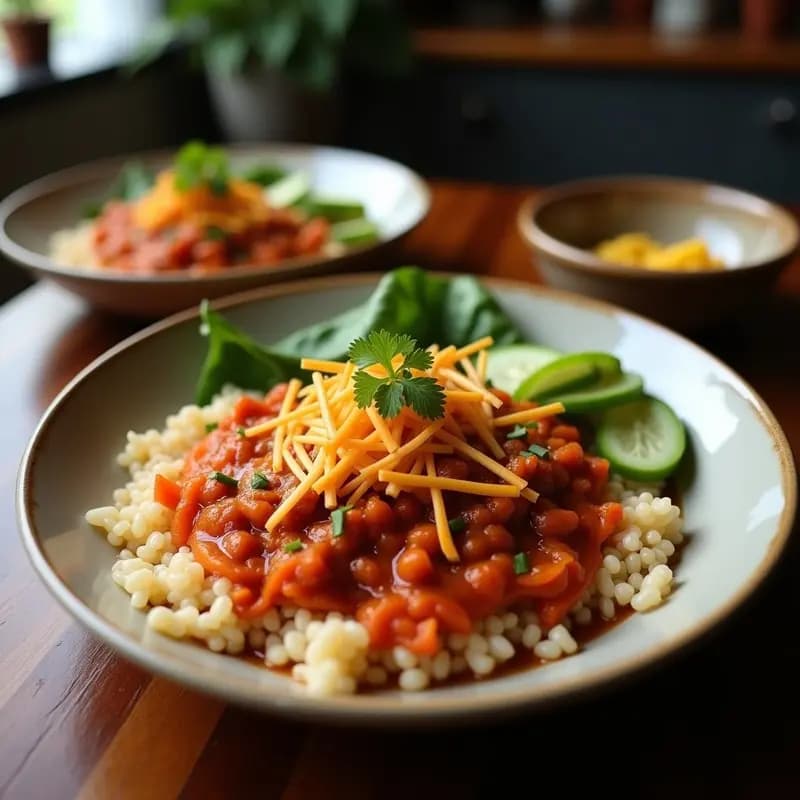 Bibimbap de Arroz Salvaje y Buldak: Receta Coreana Picante y Alta en Fibra