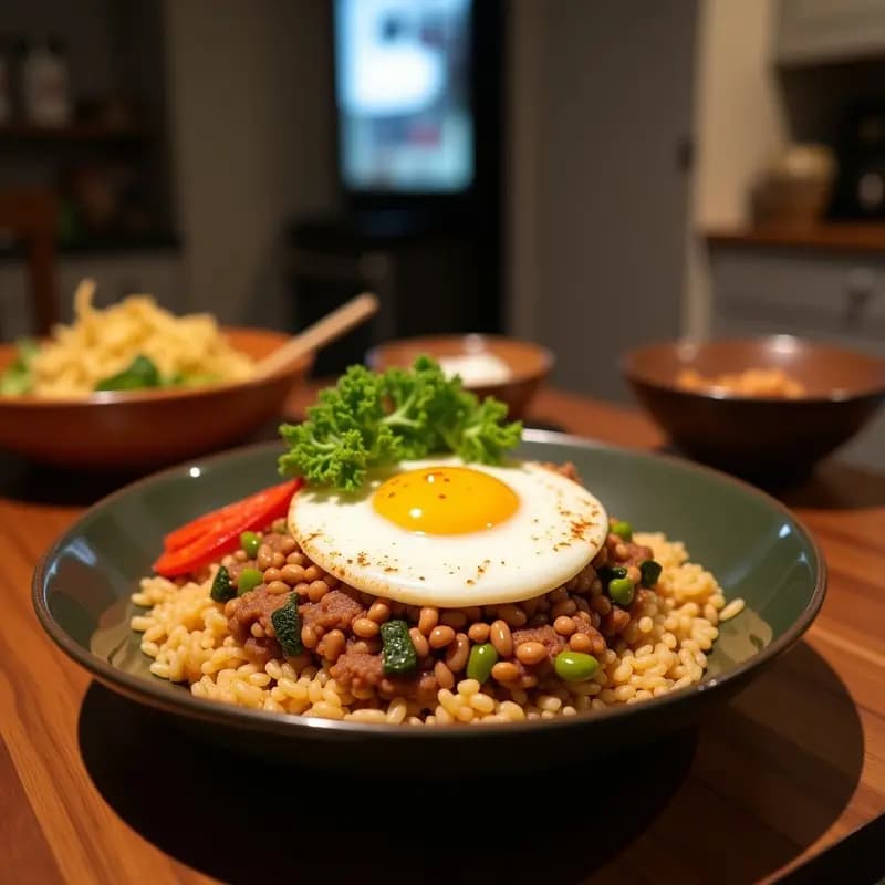 Bibimbap Coreano con Arroz Salvaje y Vegetales Fermentados: Receta Sin Gluten y Probiótica