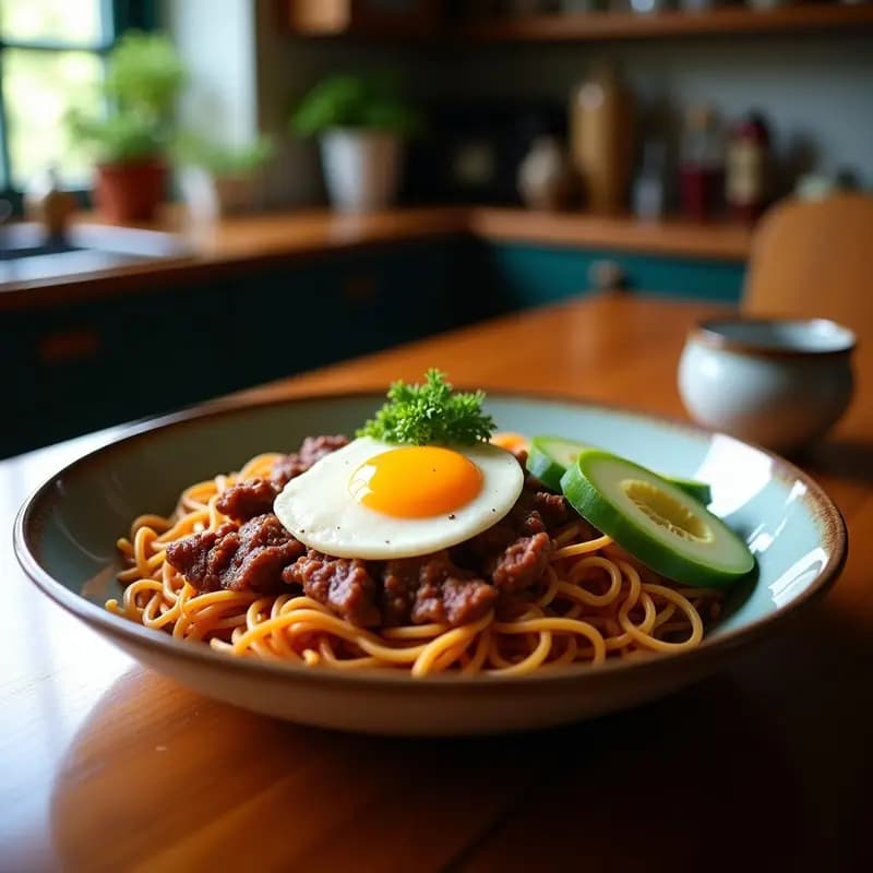 Bibimbap de Coliflor y Carne de Res: Receta Coreana Keto en Thermomix