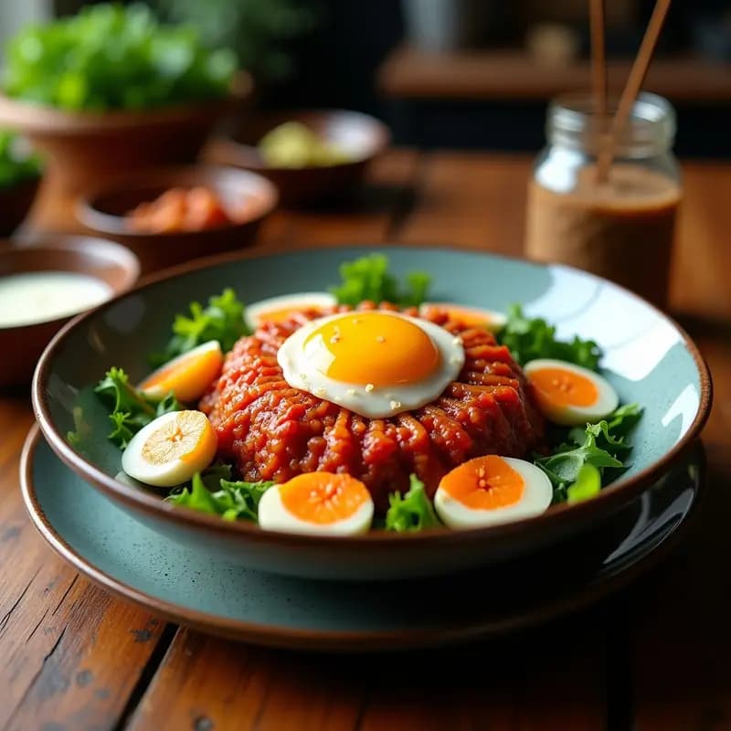 Bibimbap Coreano con Base de Coliflor y GoChujang Casero: Receta Keto y Sin Gluten