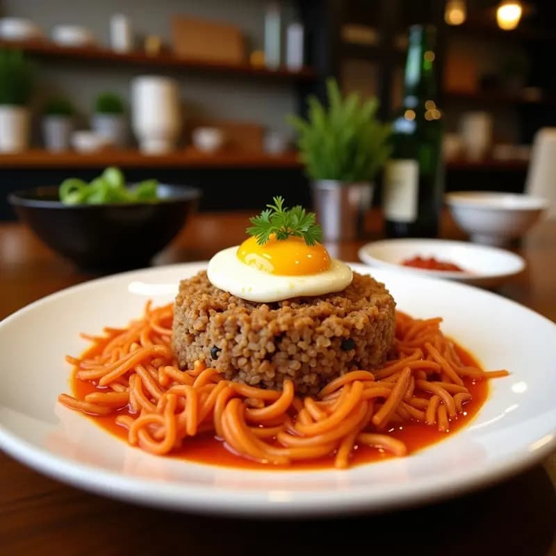Bibimbap Coreano con Arroz Integral y Gochujang: Receta Vegana en 30 Minutos