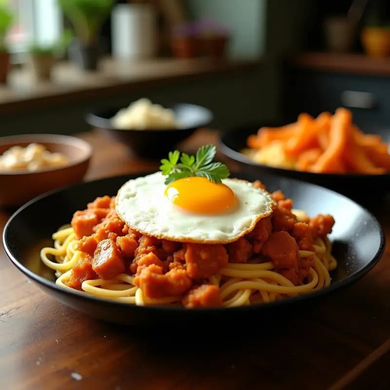 Bibimbap Coreano con Buldak y Huevo Frito: Receta Picante y Nutritiva en 30 Minutos