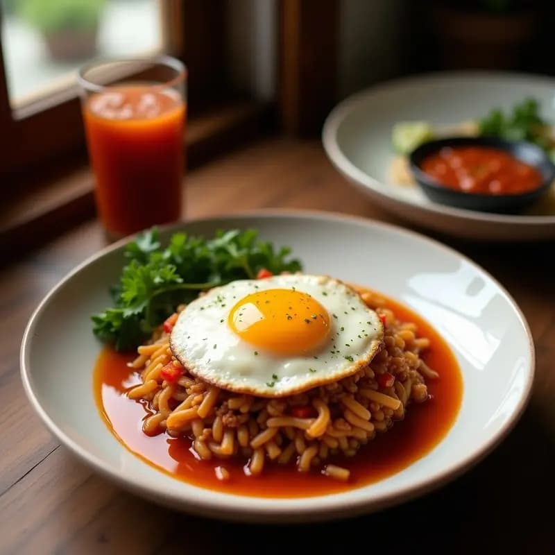 Bibimbap Coreano con Huevo Frito y Gochujang: Receta en Sartén Antiadherente