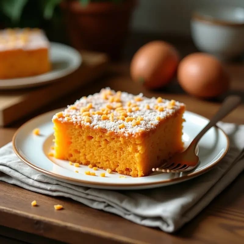Bibingka de Camote y Leche de Coco: Postre Filipino Sin Gluten al Horno