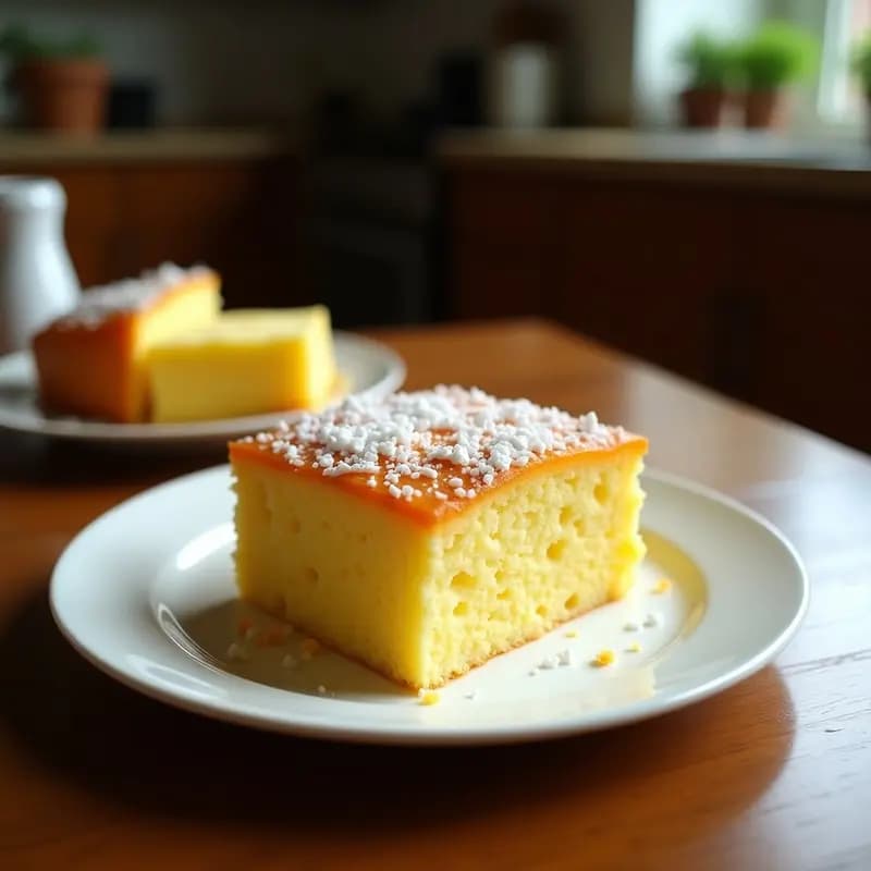 Bibingka Filina de Coco y Huevo: Postre Filipino Sin Gluten con Toque Dulce