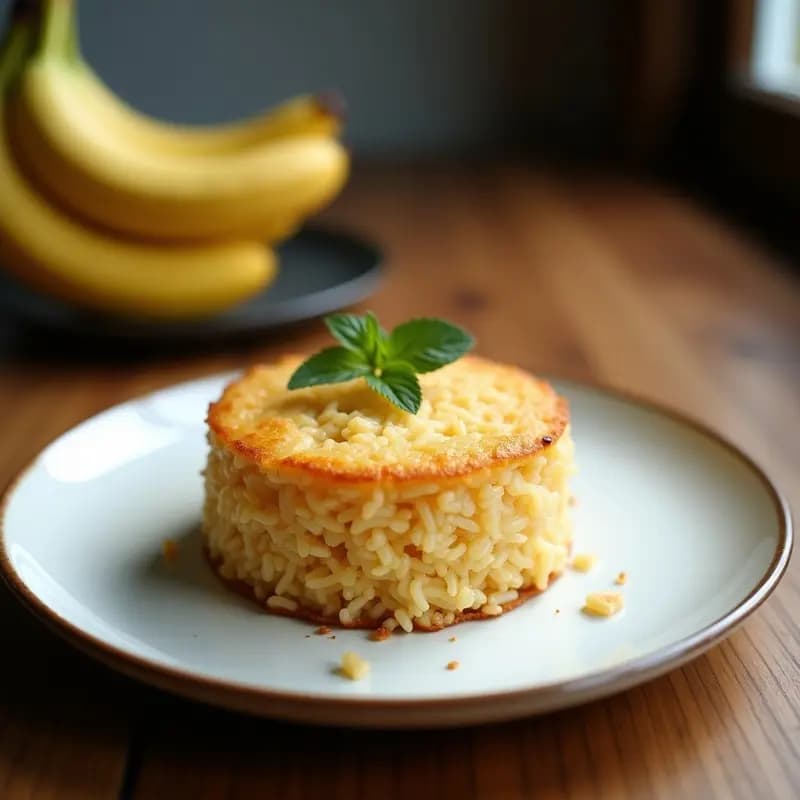 Bibingka de Coco y Plátano: Desayuno Filipino Vegano y Sin Gluten en Olla Arrocería
