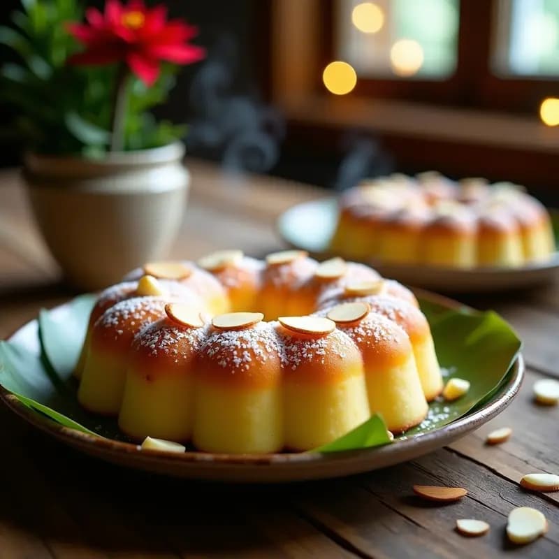 Bibingka Filipina de Coconut Flour: Postre Navideño Sin Gluten y Keto