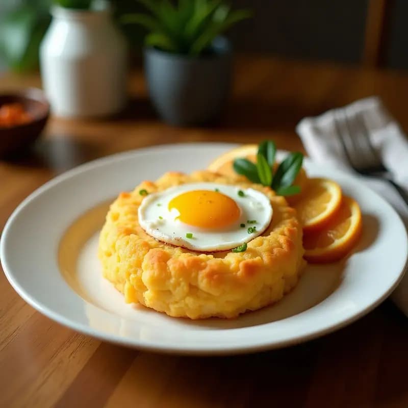 Bibingka de Harina de Coco y Huevos: Postre Filipino Sin Gluten en Airfryer