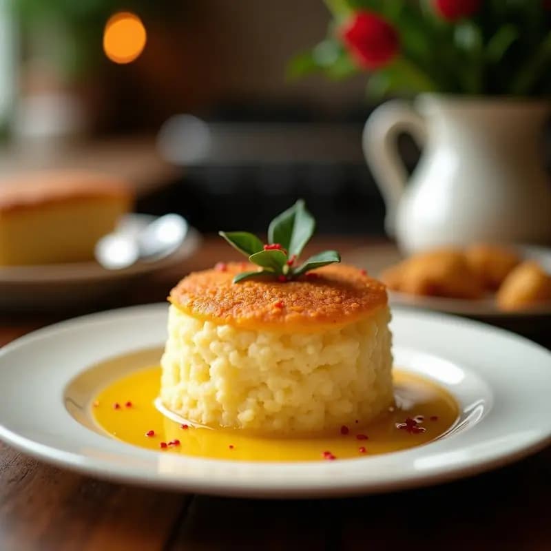 Bibingka Filipina de Queso y Coco: Desayuno Navideño Sin Horno con Leche de Coco