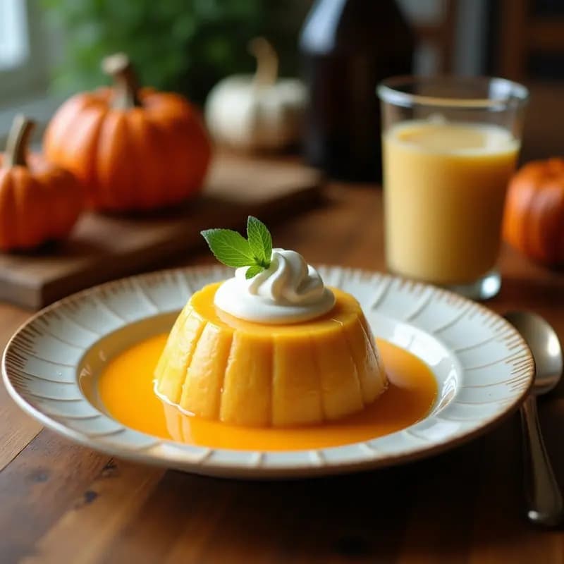 Biboing de Calabaza y Leche de Coco: Postre Coreano Sin Azúcar y Vegano