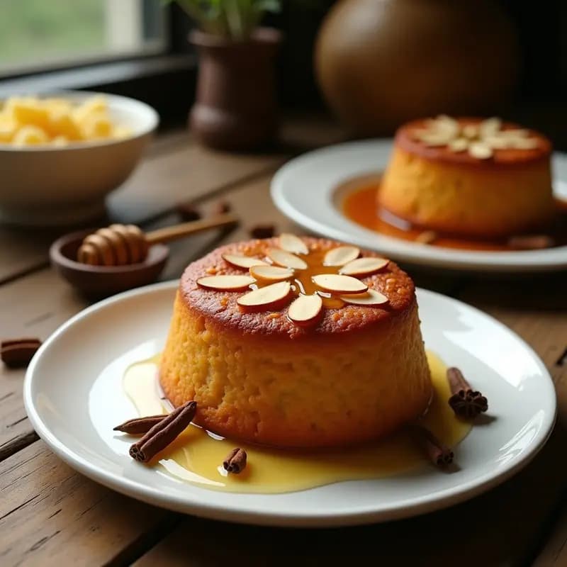 Bika Ambon Indonecia: Bizcocho de Miel y Especias con Textura Esponjosa