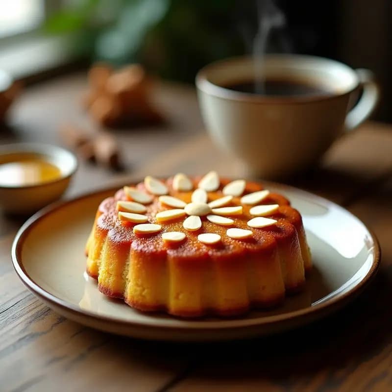 Bika Ambon Indonecia de Miel y Especias: Pastel Esponjoso con Melaza y Cardamomo en Molde