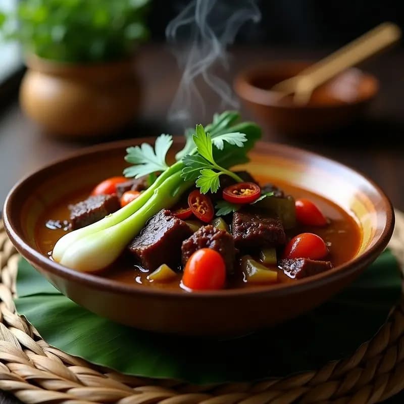 Bilineas con Carne de Res y Verduras: Estofado Filipino en Olla Exprés