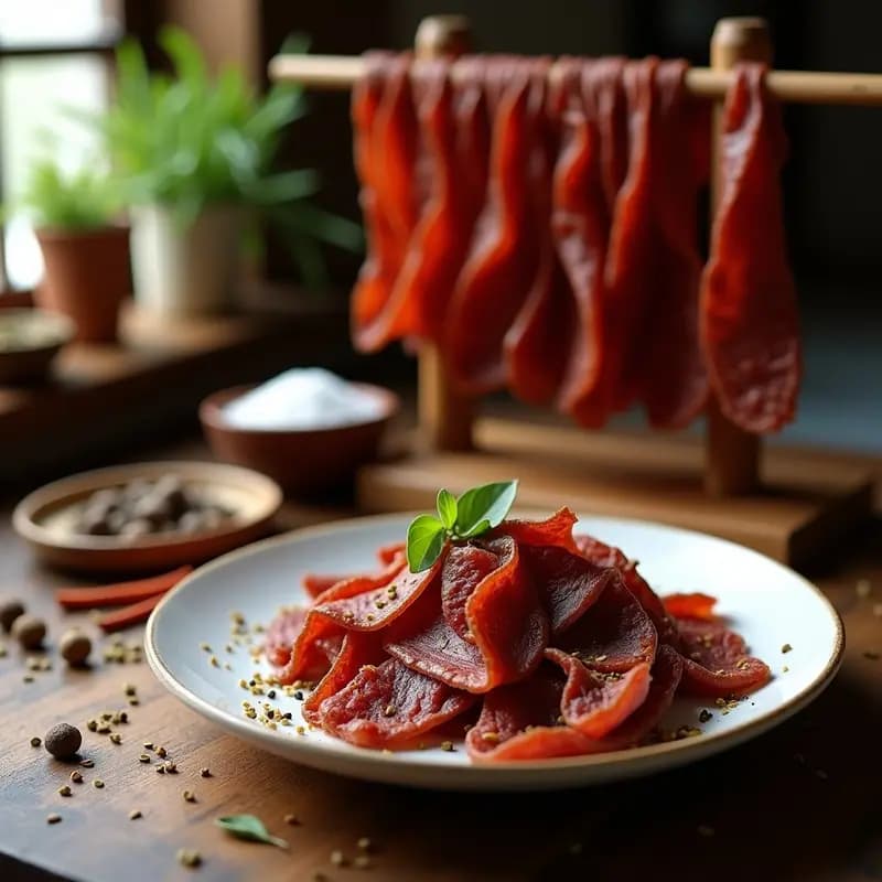 Biltong de Ternera con Especias Suafricanas: Snack Alta en Proteína y Sin Carbohidratos