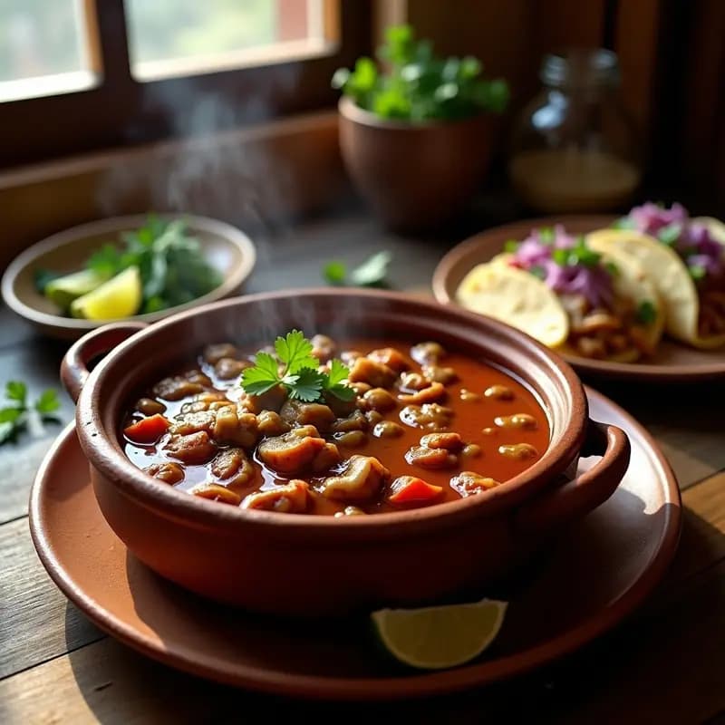 Birria de Champiñones y Puerros: Estofado Mexicano Vegano para Tacos Jugosos