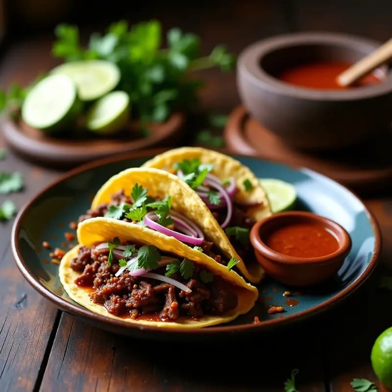 Taco de Birria de Res con Consomé: Receta Mexicana Auténtica en Olla Rápida