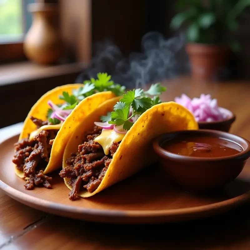 Birria de Res con Consomé en Taco Dorado: Receta Mexicana para Amantes del Sabor Intenso