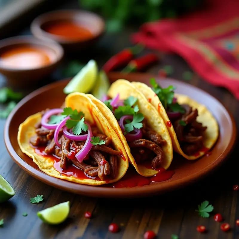 Birria de Res al Estilo Jalisco: Receta Mexicana para Tacos Dorados en Airfryer