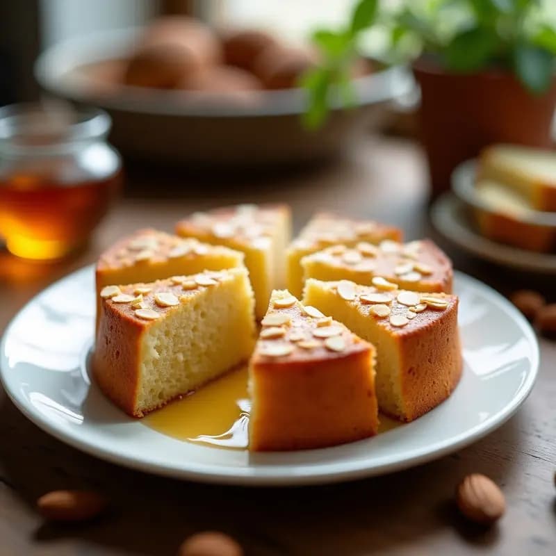 Biscocho Esponjoso de Miel y Almendras: Receta Casera Sin Azúcar Refinado
