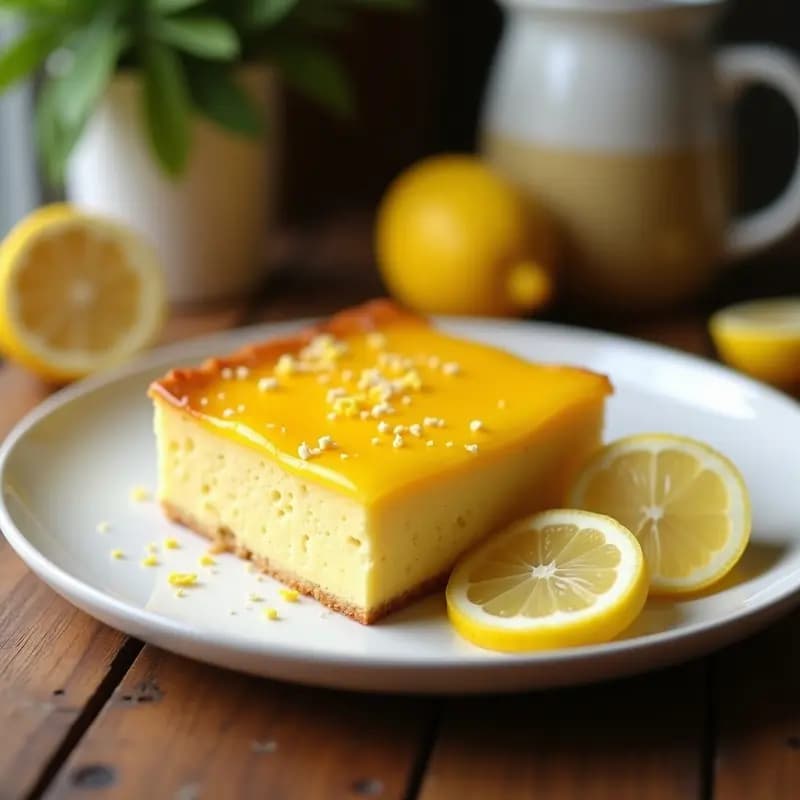 Biscocho de Limón con Lemon Curd Vegano: Receta Sin Horno en 30 Minutos