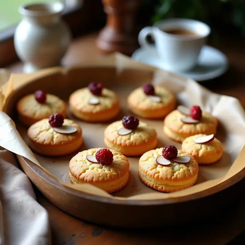 Biscochos de Harina de Castaña y Arándanos Liofilizados: Desayuno Sin Gluten y Sin Lácteos