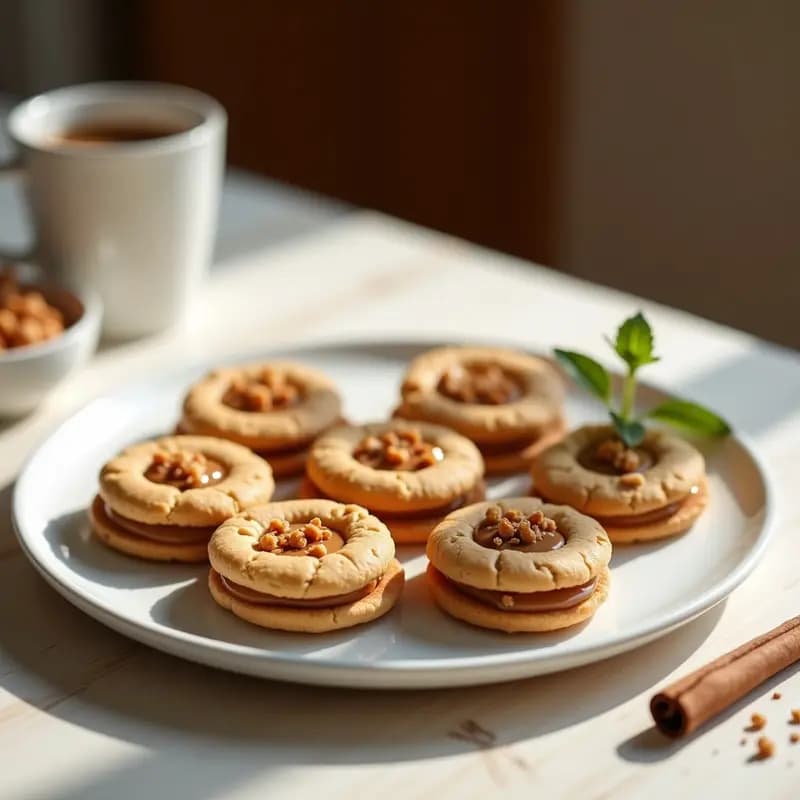 Biscoff de Avena y Canela con Crema de Cacahuete: Postre Belga Sin Azúcar y Vegano