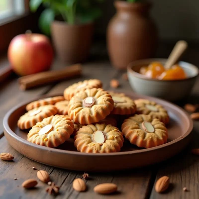 Biscoff de Especias con Compota de Manzana: Galletas Belgas Sin Harina Refinada
