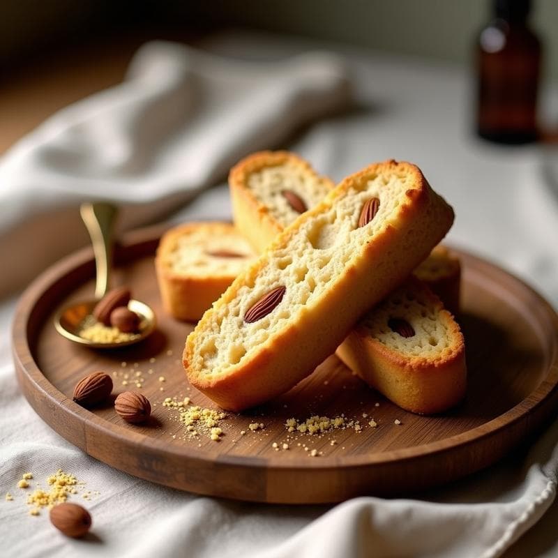 Biscotti de Almendra y Cardamomo: Postre Italiano Sin Gluten y Bajo en Carbohidratos