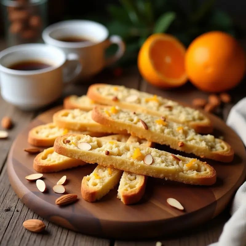 Biscotti de Almendra y Cítricos Sin Huevo: Receta Italiana Crujiente y Tradicional en 30 Minutos