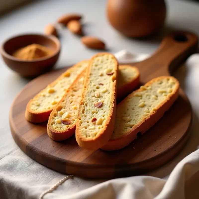 Biscotti de Almendras y Canela: Postre Italiano Keto para Desayunar o Merendar
