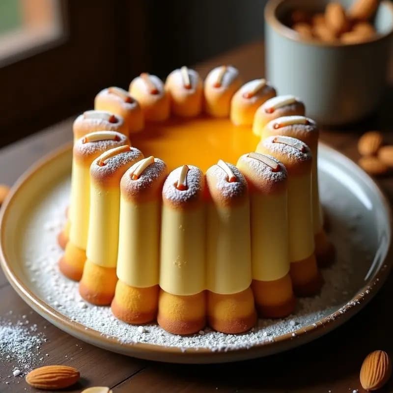 Biscuit de Soletilla con Crema Pastelera: Postre Clásico Español en Molde