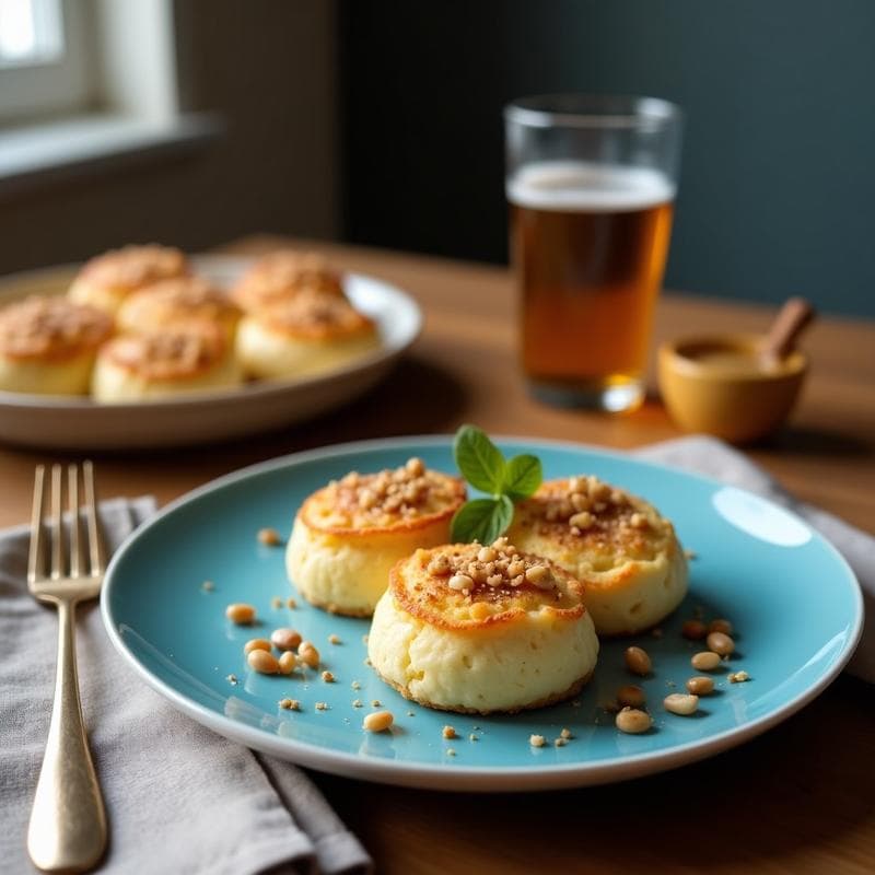 Biskuits de Queso Azul y Nueces: Aperitivo Francés Sin Harina en 20 Minutos