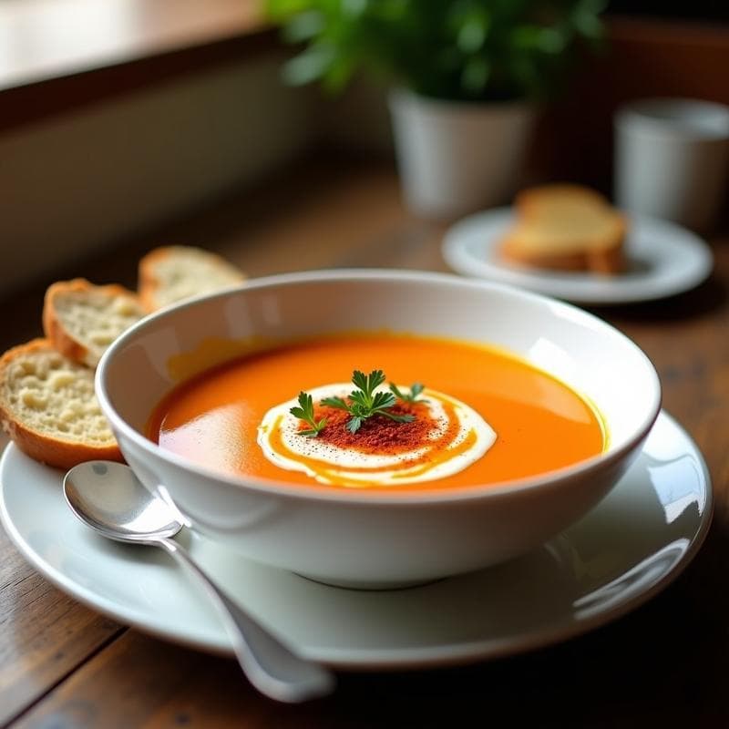 Bisque de Cangrejo y Pimentón Ahumado: Receta en Thermomix con Sabor Profundo en 25 Minutos