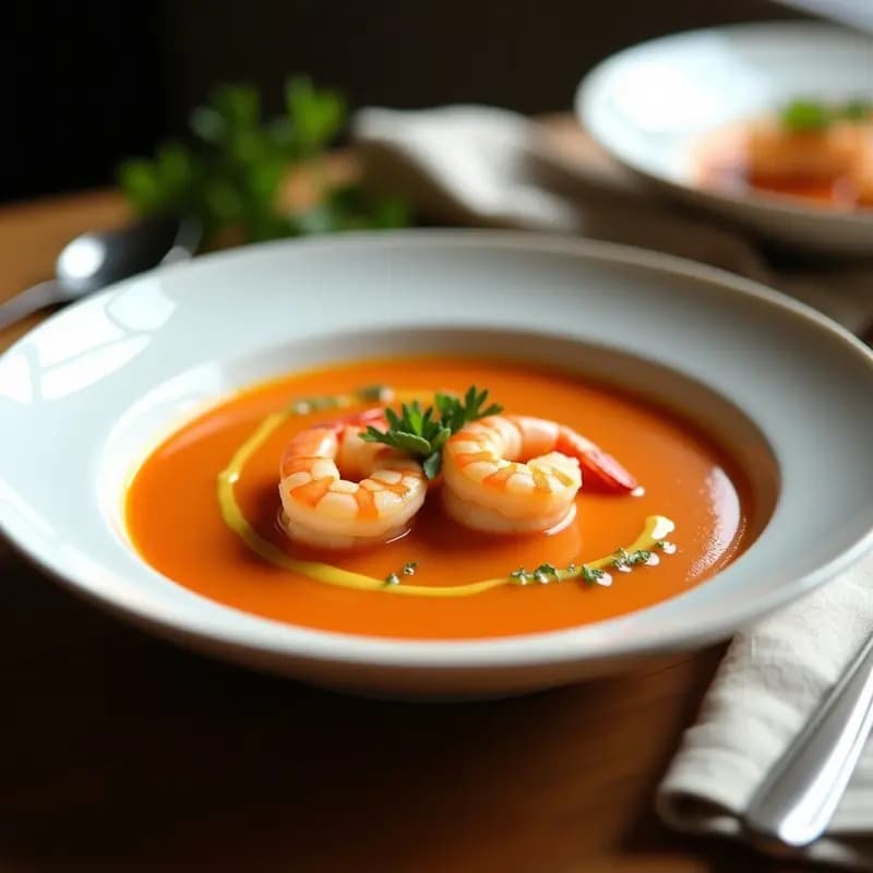 Bisque de Gambas en Airfryer: Receta Rápida y Cremosa sin Cocina Tradicional