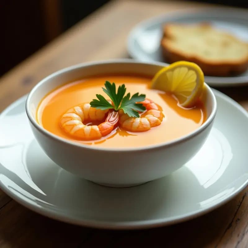 Bisque de Gambas en Thermomix: Receta Cremosa Sin Nata y Alta en Proteína